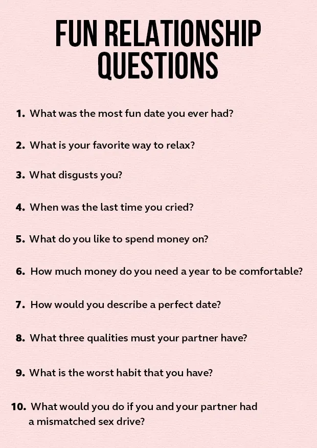 fun relationship questions