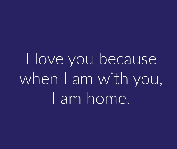 reasons why I love you