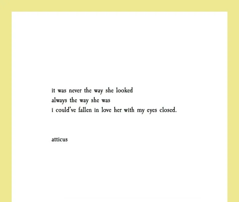 Quotes from Atticus love poetry