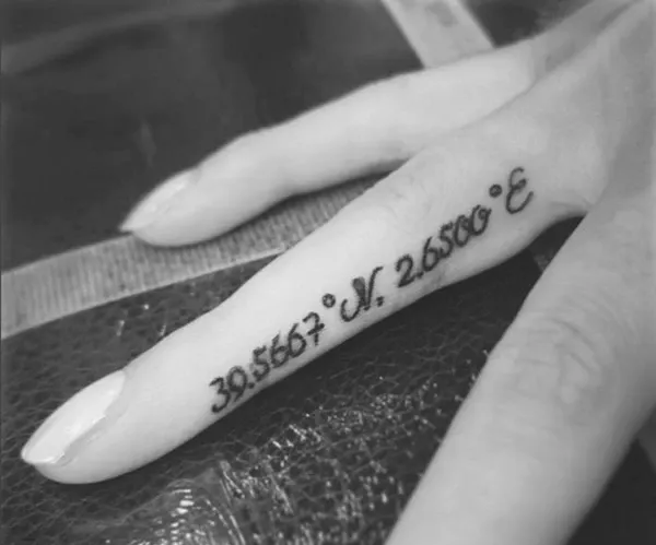 15 Places On Your Body For A Memorable & Unique Coordinate Tattoo