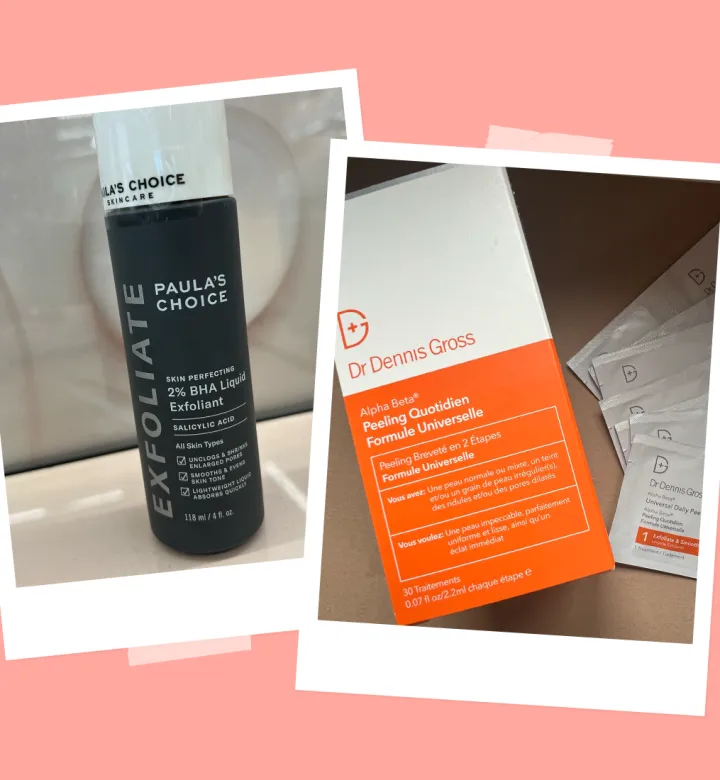 Dr. Dennis Gross Peel Pads vs. Paulas Wahl BHA Flüssiges Peeling: Welches chemische Peel funktioniert für meine empfindliche Haut?