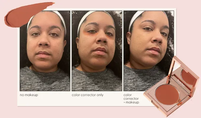 tarte-cosmetics-colored-clay-cc-undereye-corrector-review-shade-orange' title='Is It Worth the Hype? 4 Editors Test Tarte’s TikTok-Famous Under-Eye Color Corrector