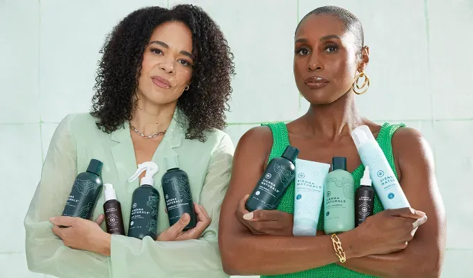 issa rae hannah diop sienna naturals' fetchpriority='auto' title='Issa Rae & Hannah Diop on Beauty Rituals Self-Care & What’s Next for Their Clean Haircare Brand Sienna Naturals
