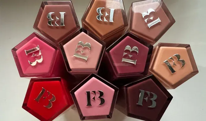 fenty beauty gloss bomb stix review close up' title='I Tested the New Fenty Gloss Bomb Stix and Rihanna Definitely Nailed It (Again)