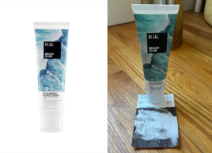 best heat protectant for fine hair: igk beach club style memory blowout cream' title='The 12 Best Heat Protectants for Fine Hair in 2024 Tested and Reviewed