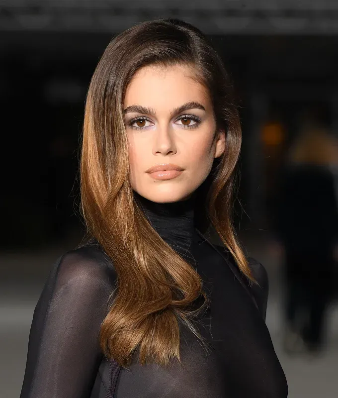 hair colors for fall a photo of kaia gerber' fetchpriority='auto' title='22 Light Brown Hair Color Ideas to Spruce Up Your Natural Shade