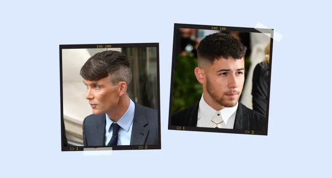 french crop haircut a photo of cillian murphy and nick jonas' fetchpriority='auto' title='The French Crop Haircut Is Trending for Men But Is It *Really* Universally Flattering? I Asked a Barber