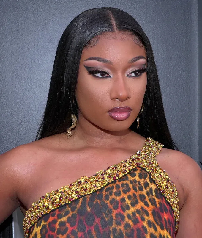 silk press hairstyles a photo of megan thee stallion rocking a classic silk press' fetchpriority='auto' title='18 Silk Press Hairstyles to Elevate Your Silky Smooth Blowout