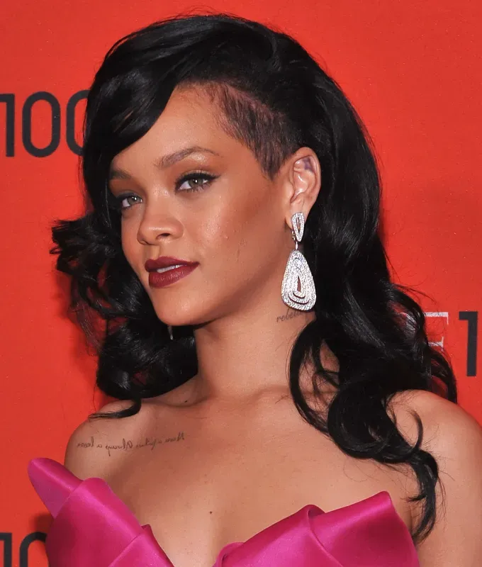 rihanna hairstyles black babe' fetchpriority='auto' title='A Timeline of Rihanna’s Hairstyles From Pon De Replay to Fenty Beauty
