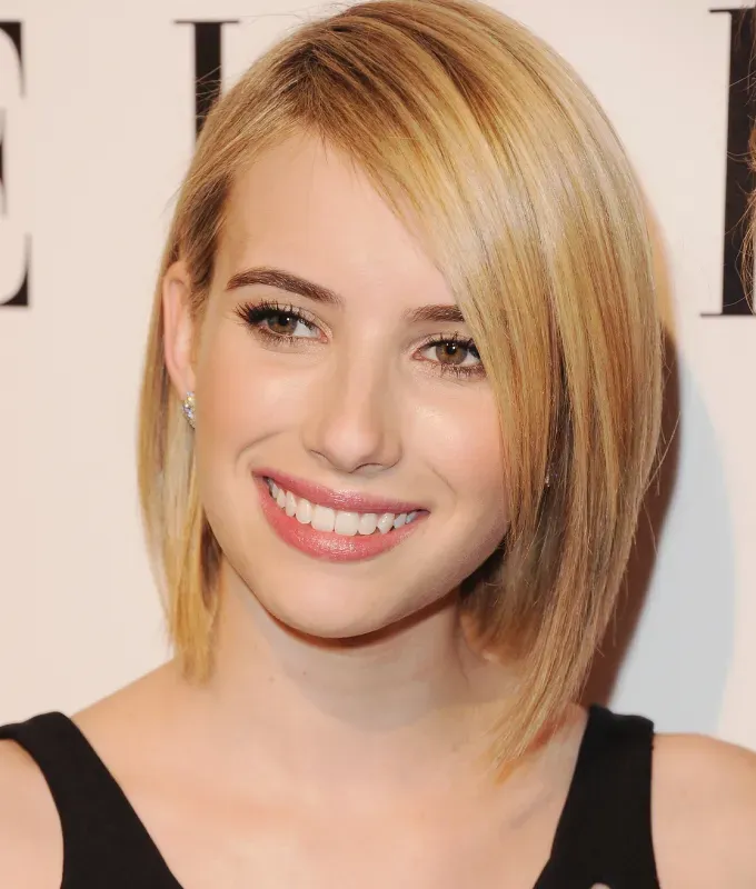 long bob haircut Side Parted Long Bob' fetchpriority='auto' title='44 Long Bob Haircut Ideas for Any Face Shape According to Celeb Stylists