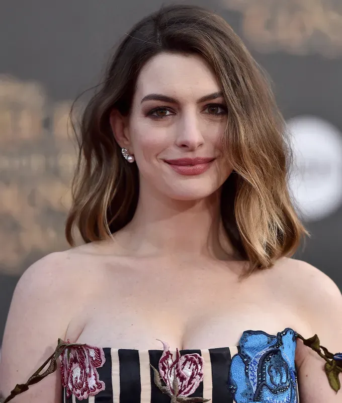 long bob haircut Long Balayage Bob with Blunt Bangs' fetchpriority='auto' title='44 Long Bob Haircut Ideas for Any Face Shape According to Celeb Stylists