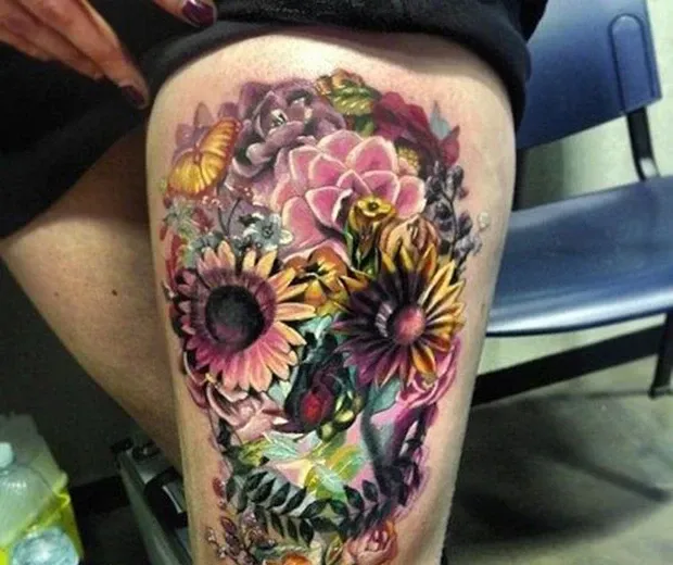 50 upeaa sokerin kallotatuointidea -ideoita