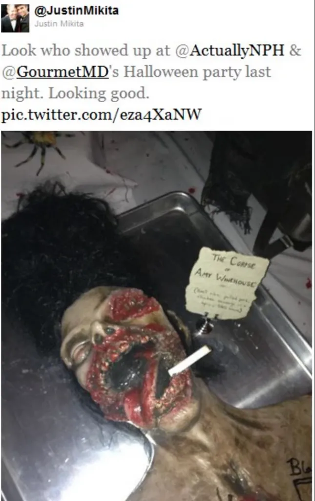 Warum sich Neil Patrick Harris für einen „Kuchen“ von Amy Winehouse entschuldigen musste, als Fotos die Fans empörten