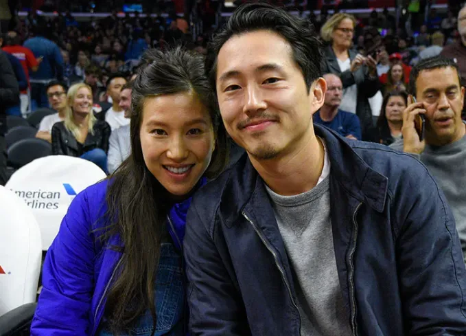 steven yeun and joana pak 1' fetchpriority='auto' title='Who Is Steven Yeun’s Wife Joana Pak? Here’s Everything We Know