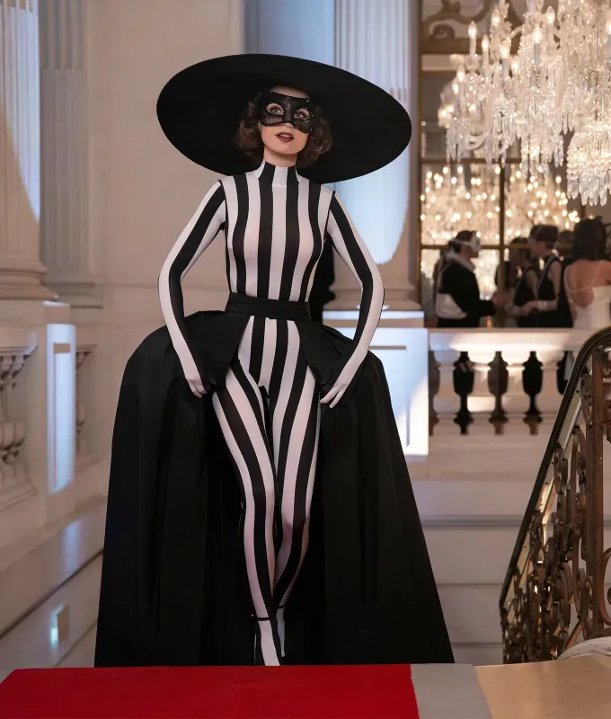 best outfits emily in paris season 4 madquerade' fetchpriority='auto' title='I’m a Fashion Editor and These Are Hands Down the 13 Best ‘Emily in Paris’ Outfits from Season 4