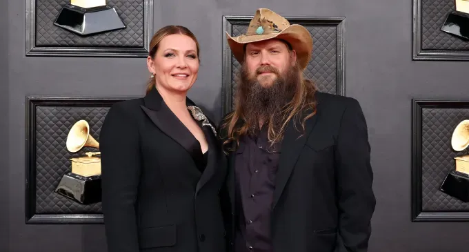 Chris Stapleton and Morgane Stapleton.' fetchpriority='auto' title='What Is Grammy-Winning Artist Chris Stapleton’s Net Worth? Here’s Everything We Know