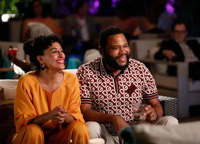 best tv couples dre and rainbow' fetchpriority='auto' title='The 55 Best TV Couples of All Time Including ‘Stranger Things’ ‘The Office’ & More