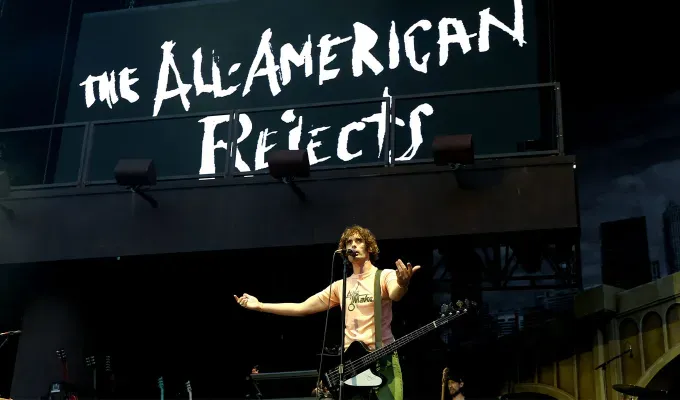 a photo of the lead singer of all american rejects' fetchpriority='auto' title='I’ve Seen the Jonas Brothers More Than a Dozen Times—But Last Night at MetLife Left Me Speechless