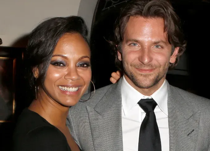 Zoe Saldana and Bradley Cooper' fetchpriority='auto' title='Get to Know Zoe Saldaña’s Husband Marco Perego-Saldaña