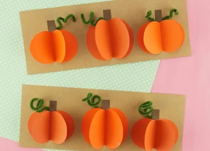 halloween crafts for kids 3 d pumpkin craft' title='The 75 Best Halloween Crafts for Kids in 2025
