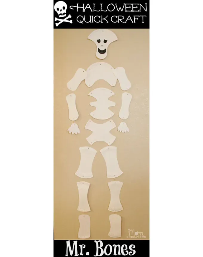 hanging skeleton halloween crafts for kids' title='The 75 Best Halloween Crafts for Kids in 2025