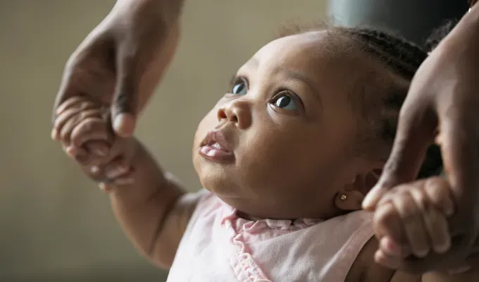 italian bellissima baby girl names a person teaching a baby girl how to walk.' fetchpriority='auto' title='75 Bellissima Italian Baby Girl Names