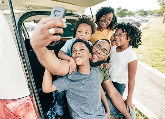 things to do on a long car ride selfie' fetchpriority='auto' title='15 Fun Things to Do on a Road Trip to Keep Everyone Entertained