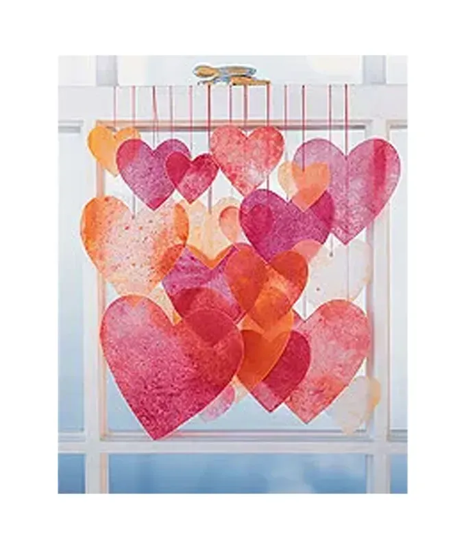 valentines crafts for kids Crayon Shaving Hearts' title='70 Fun and Easy Valentine’s Day Crafts for Kids