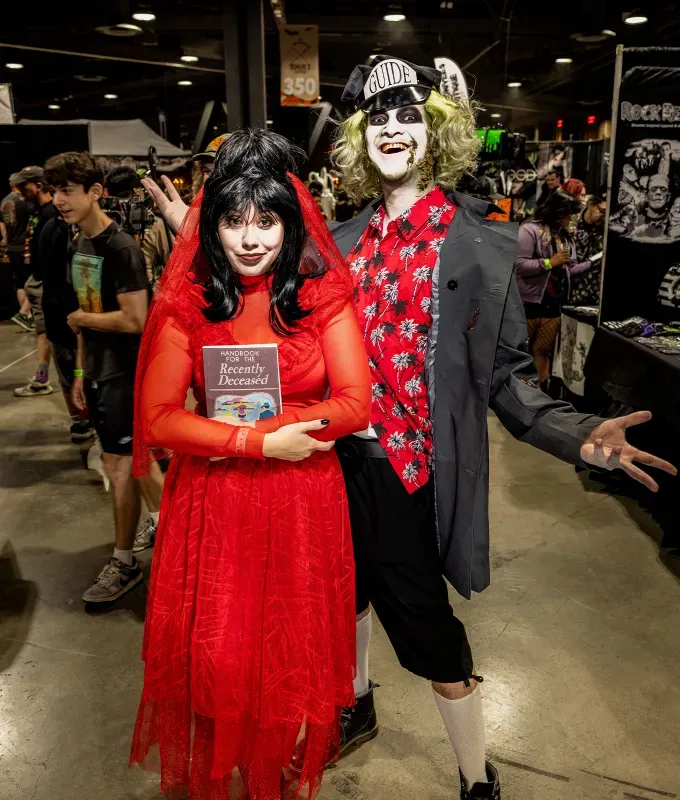 halloween costumes for women: beetlejuice' fetchpriority='auto' title='80 Creative Halloween Costumes for Women That Will Help You Win Fright Night