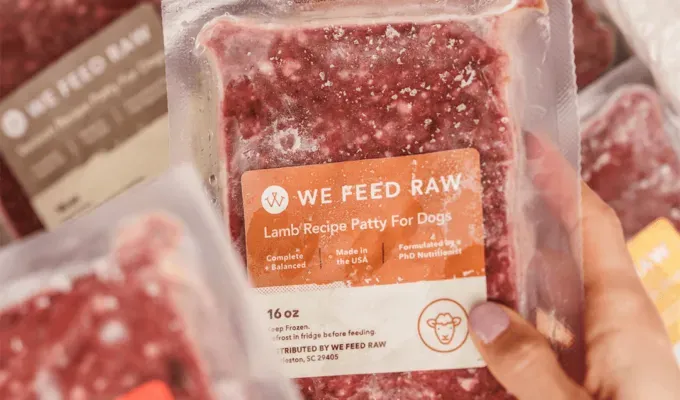 human-grade-dog: a packet of we feed raw dog food' title='Is Human-Grade Dog Food Worth It? Vets Weigh in on Their 10 Favorite Brands