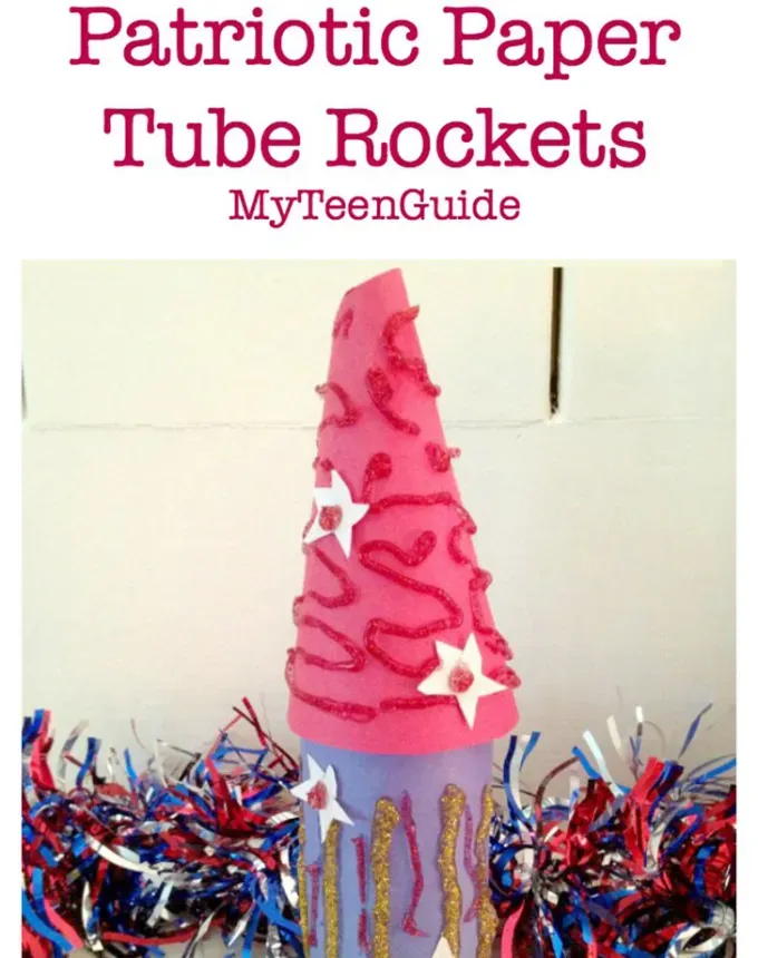 4th of july craft for kids patriotic paper tube rockets' title='50 Easy 4th of July Crafts for Kids