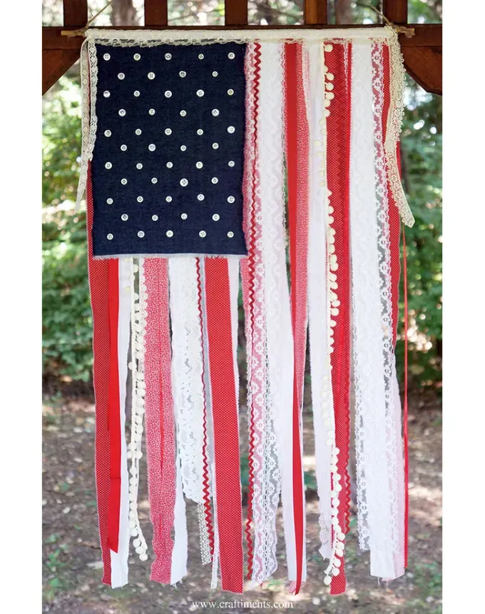 flag fourth of july crafts' title='50 Easy 4th of July Crafts for Kids