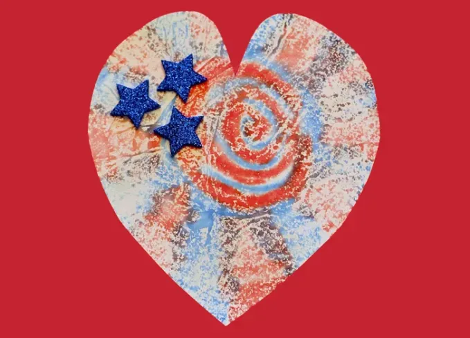 fourth of july crafts coffee filter' title='50 Easy 4th of July Crafts for Kids