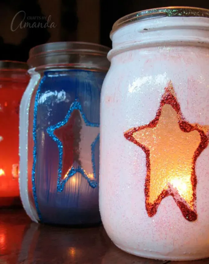 4th of july luminaries crafts by amanda' title='50 Easy 4th of July Crafts for Kids