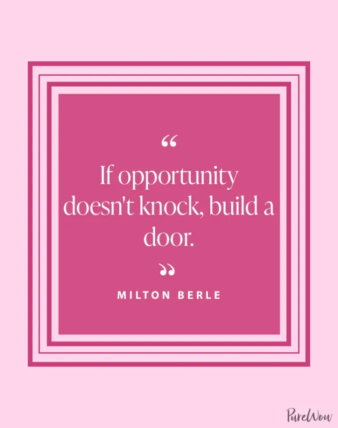 funny-graduation-quotes: If opportunity doesn’t knock build a door. — Milton Berle' fetchpriority='auto' title='66 Funny Graduation Quotes for the Class of 2025 (Because They Could Use a Laugh)