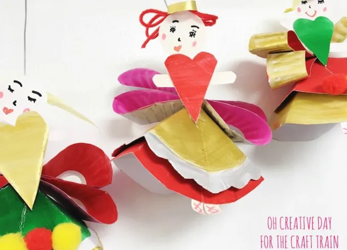 17 paper plate christmas angels christmas crafts for toddlers' title='35 Christmas Crafts for Toddlers That They Can Actually Do