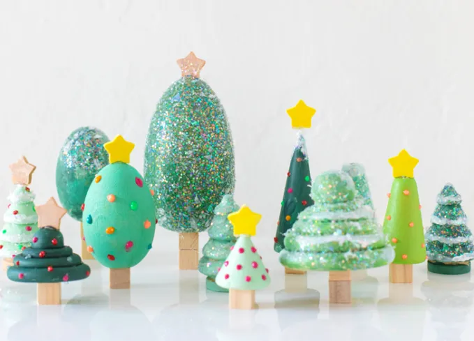 christmas crafts for toddlers tree forest' title='35 Christmas Crafts for Toddlers That They Can Actually Do