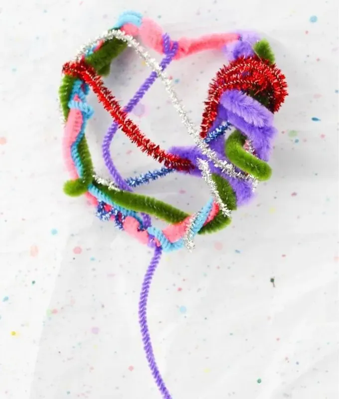 mothers day crafts pipe cleaner heart bouquet' title='45 Mother’s Day Crafts for Kids That She’ll Actually Want to Keep