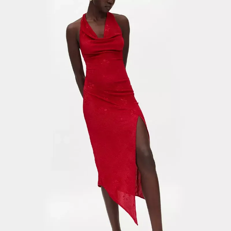 kristen bell style tips for small boobs Urban Outfitters Silence Noise Sienna Cowl Neck Midi Dress' title='Kristen Bell Taught Me These 6 Style Tips for Small Boobs That I Now Live By