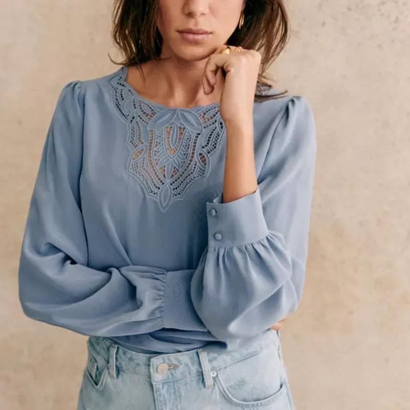 sezane carlotta blouse' title='Can I Wear Capris If I’m Petite? We Asked a Stylist