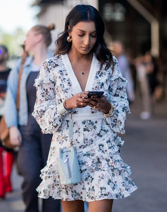 what to wear on a first date floral dress' fetchpriority='auto' title='Wondering What to Wear on a First Date? Here Are 14 Outfits to Try