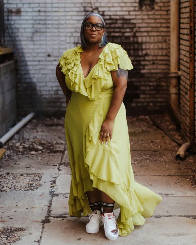 summer outfits ty wearing a ruffled dress' title='18 Summer Outfits to Wear on Repeat from Now Through Labor Day