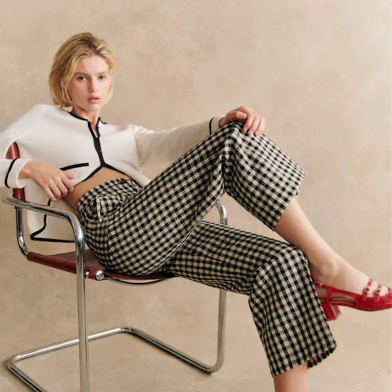 brands like eileen fisher sezane martin trousers' title='17 Brands Like Eileen Fisher to Shop for Timeless Elevated Basics