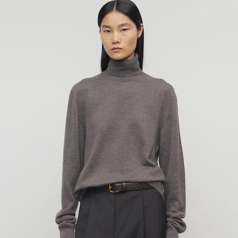 brands like eileen fisher the row lizzy turtleneck' title='17 Brands Like Eileen Fisher to Shop for Timeless Elevated Basics