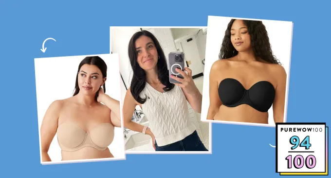 best strapless bras for big boobs a photo of catrina yohay and wacoal bras' title='The 8 Best Strapless Bras for Big Boobs Vetted and Tested by Editors