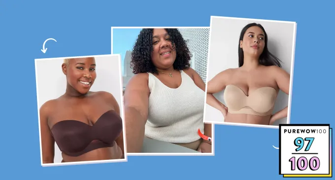 best strapless bras for big boobs a photo of chelsea candelario and lane bryant bras' title='The 8 Best Strapless Bras for Big Boobs Vetted and Tested by Editors