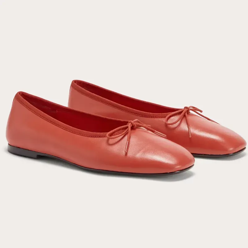 everlane ballet flats' title='6 Shoes to Wear with Denim Maxi Skirts to Impress All Your Fashion Friends
