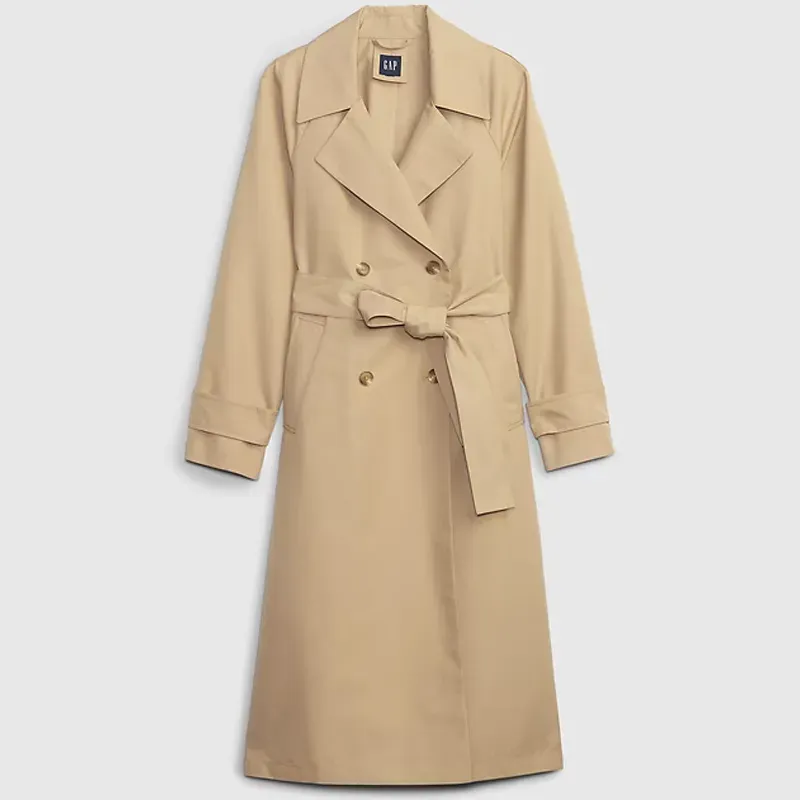 gap trench coat' title='The Sandwich Rule Is My New Favorite Viral Styling Trick (& It’s So Easy)