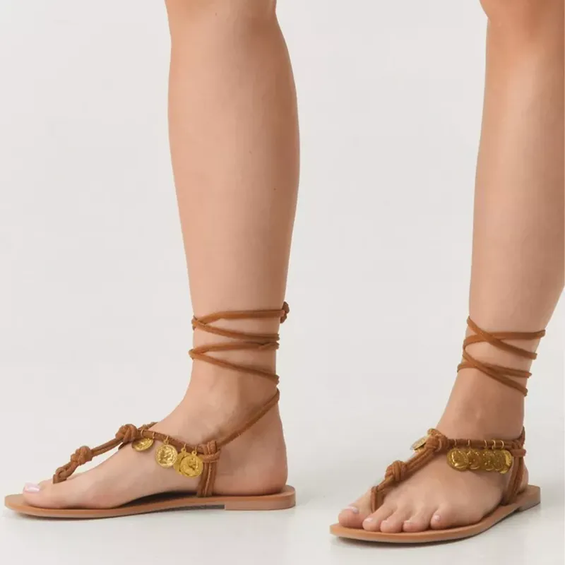 brown strappy sandals' title='20 Stores Like Lulus to Shop Right Now