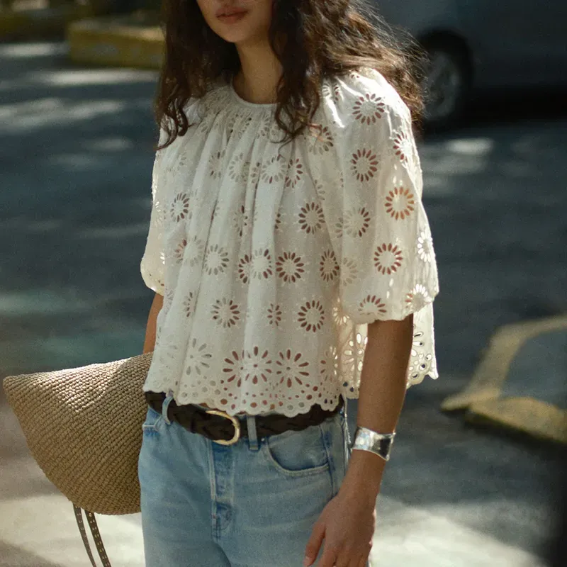 madewell lace blouse' title='20 Stores Like Anthropologie to Shop Right Now